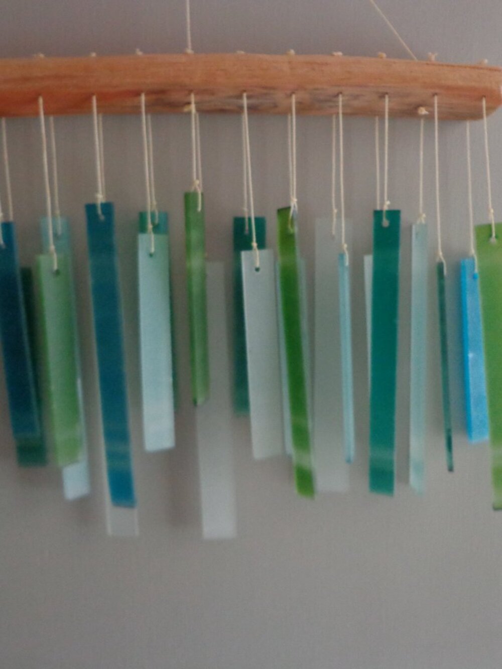 Blue Handworks Handcrafted Wind Chimes by Gift Essentials Sea Glass Driftwood